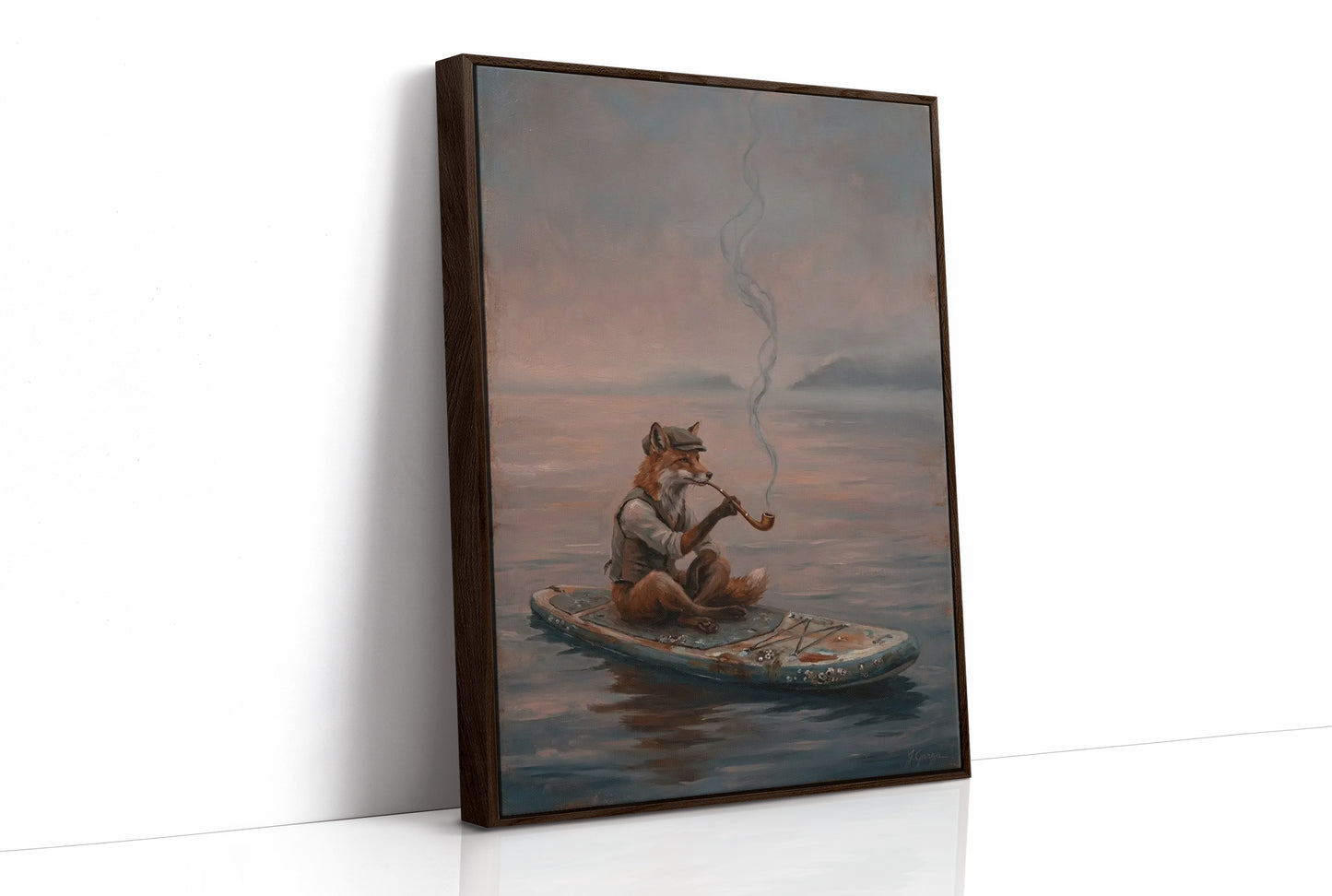 Smoke on Calm Water