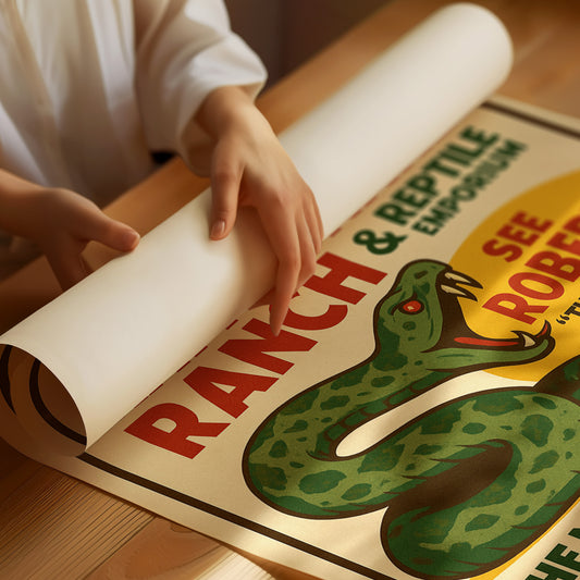 World’s Largest Rattlesnake Ranch Print