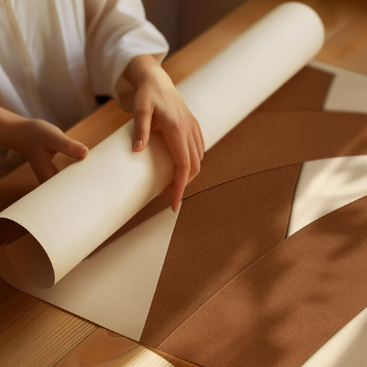 Terracotta Ribbons Weave Modern Tales