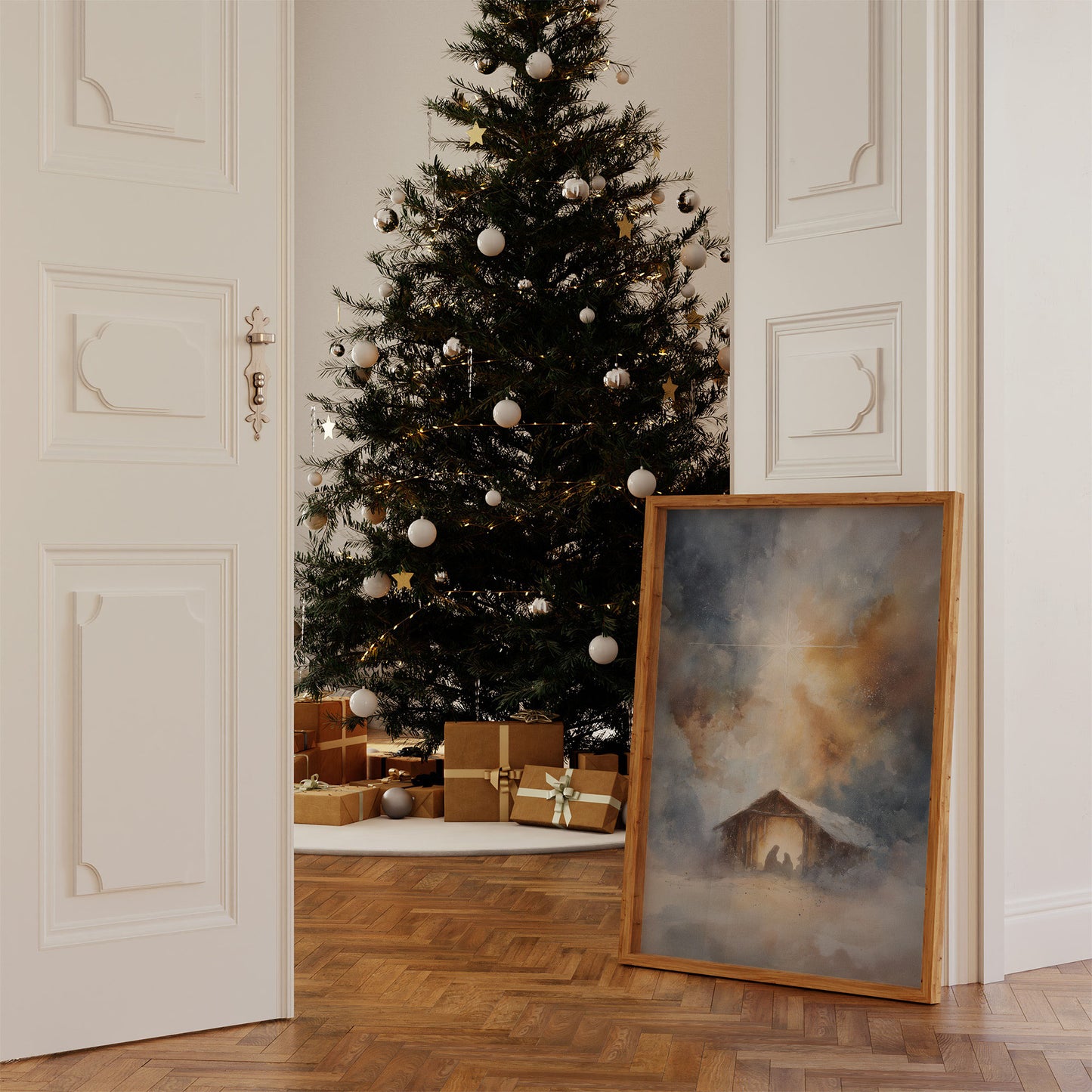 Silent Night Glows Beyond Winter
