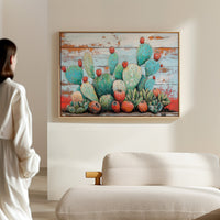 Desert Jewels On Weathered Wood