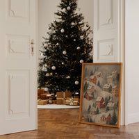 Snow Covered Village Dreams Of Home