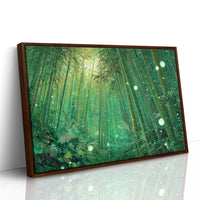 Fireflies Dance Through Bamboo Forest