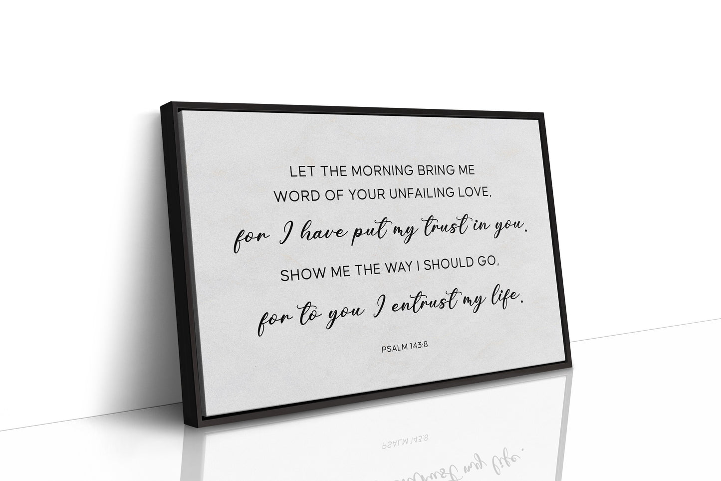 Morning Prayer In Wooden Frames