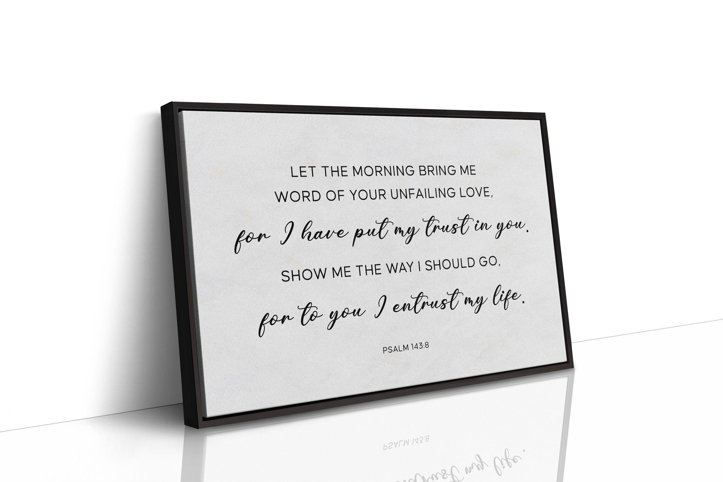 Morning Prayer In Wooden Frames