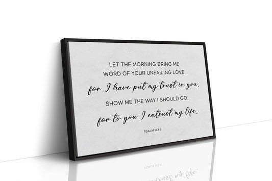 Morning Prayer In Wooden Frames