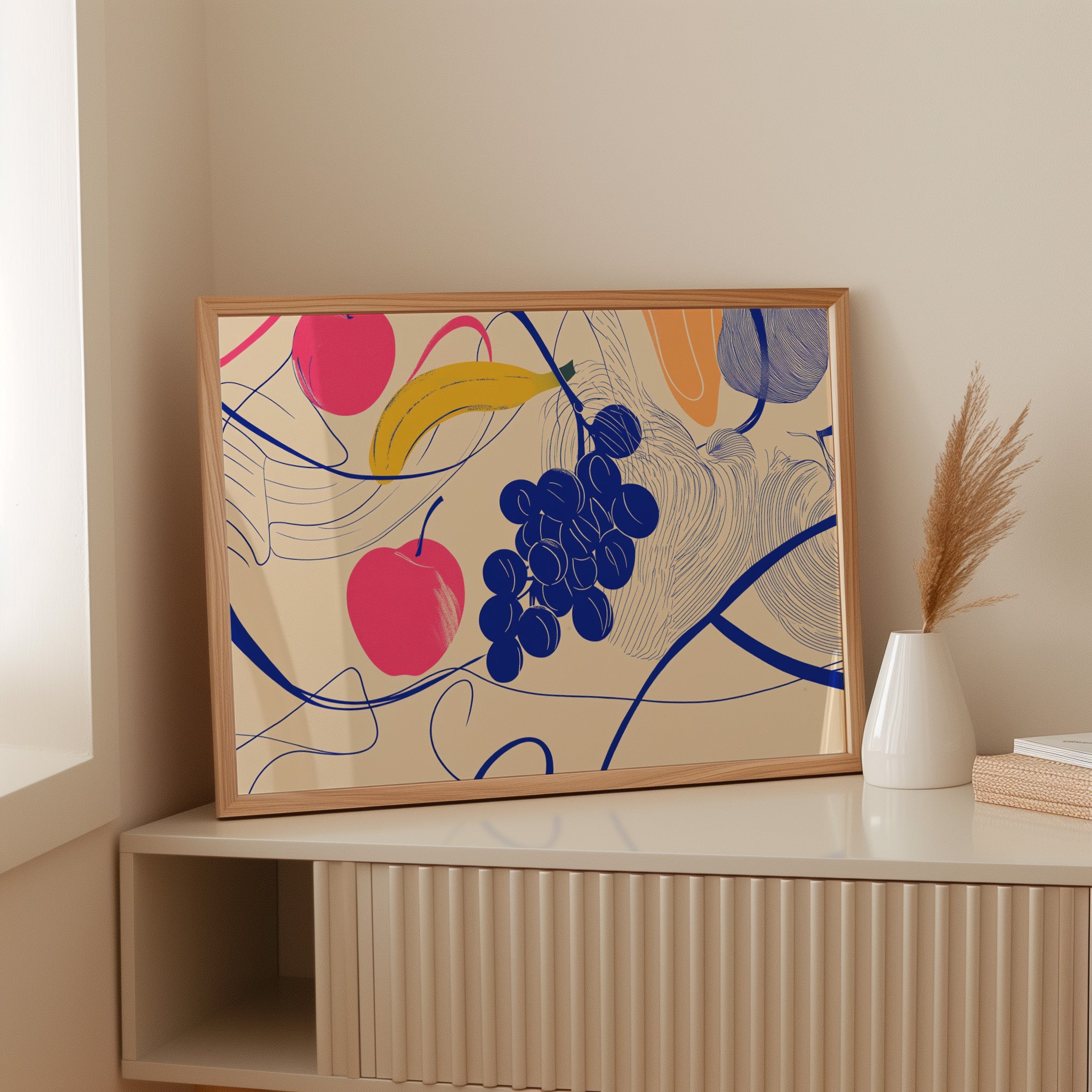 Summer Fruits Dance In Cream Light