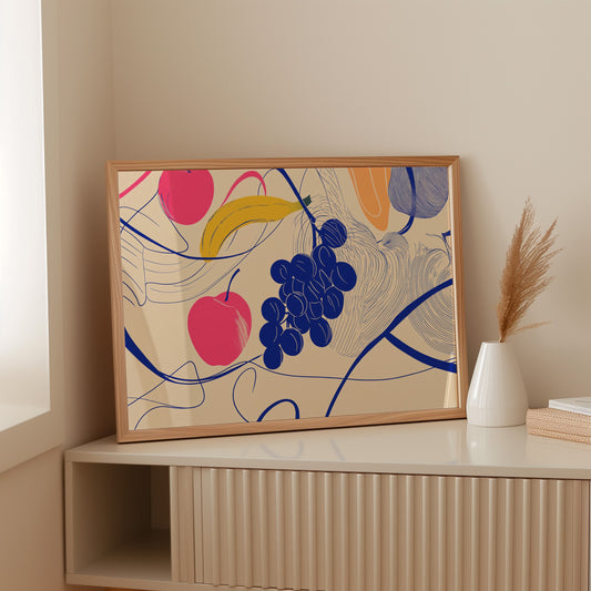 Summer Fruits Dance In Cream Light