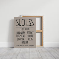 Success: Price of Entry Typography