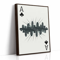 Skyline of Spades and Steel