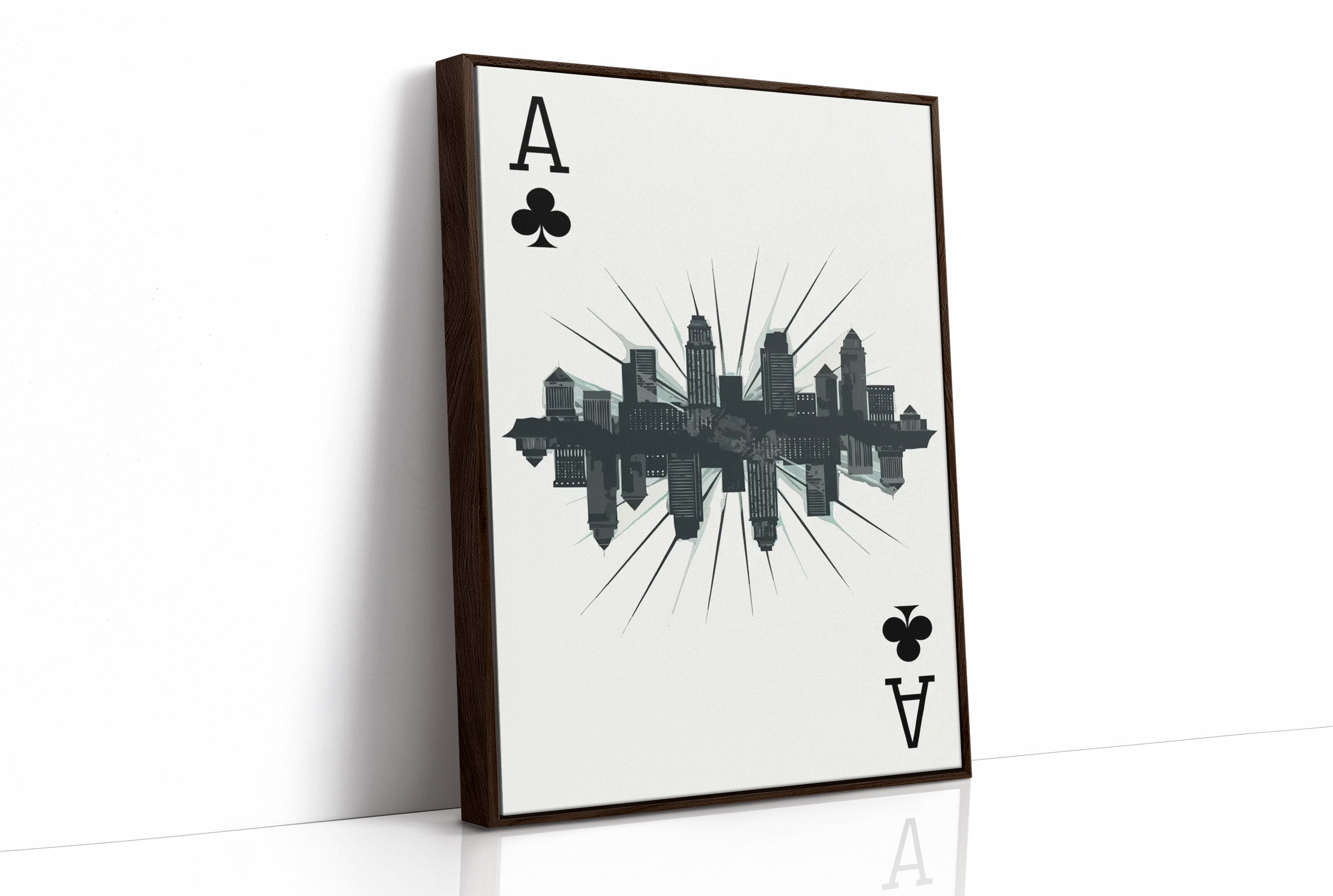 Skyline of Spades and Steel