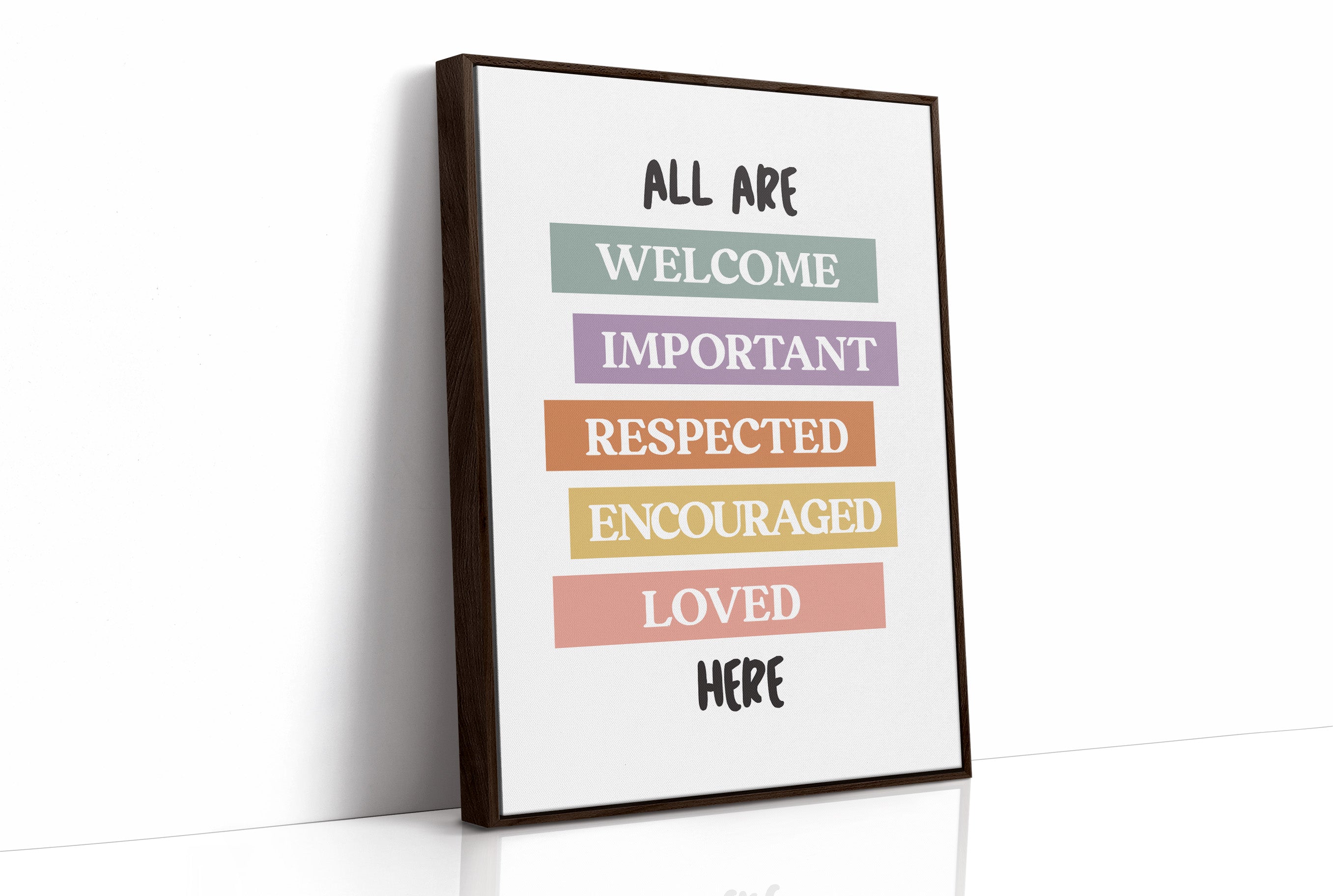 All Are Welcome Classroom Affirmation Print