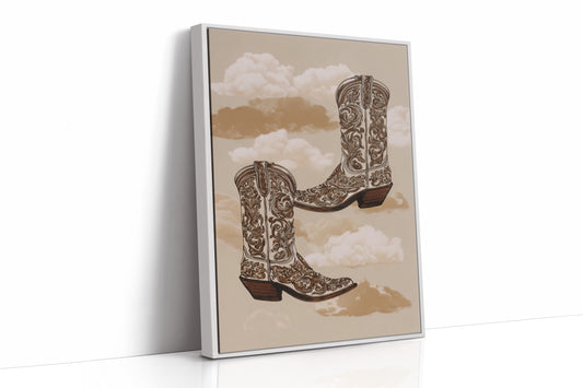 Boots Tell Tales Of Prairie Wind