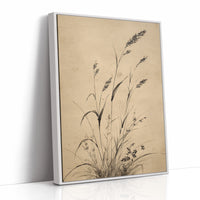 Wild Grasses Bow To Autumn Wind