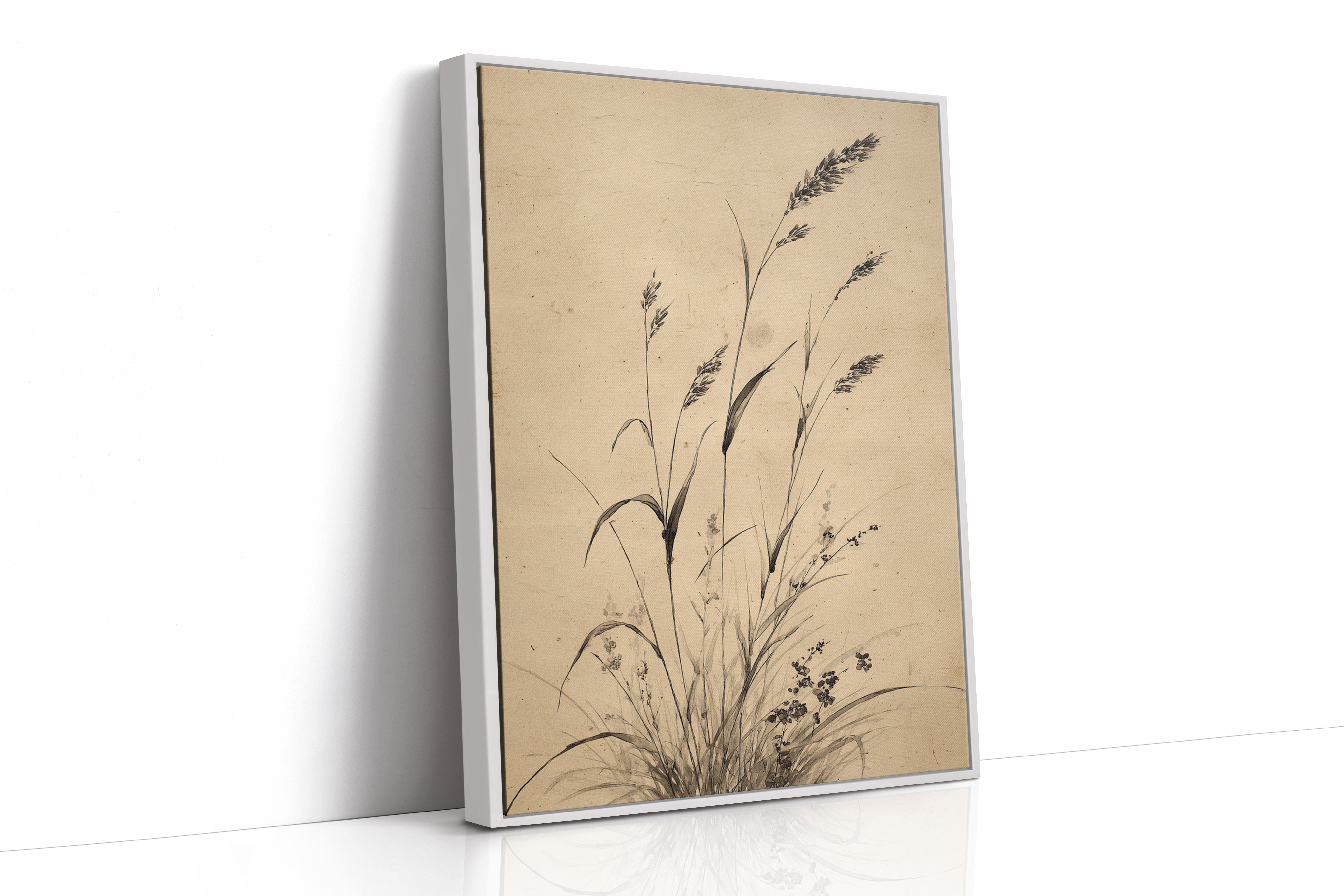 Wild Grasses Bow To Autumn Wind