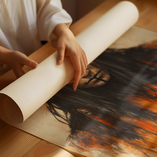 Ember Stare Warrior Portrait