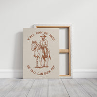 Rust-Colored Cowboy Wisdom Speaks