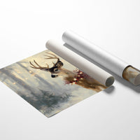 Winter Forest Crowns Noble Stag