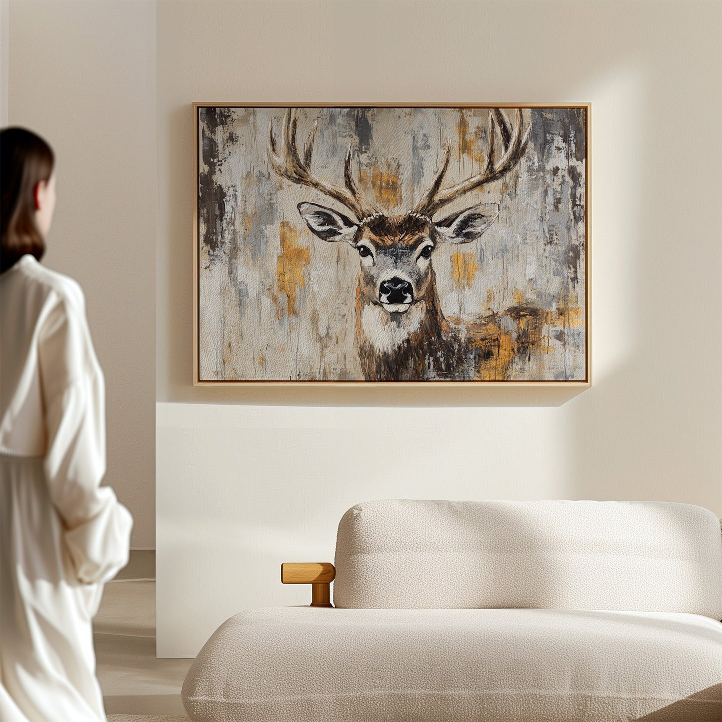 Noble Stag In Golden Light