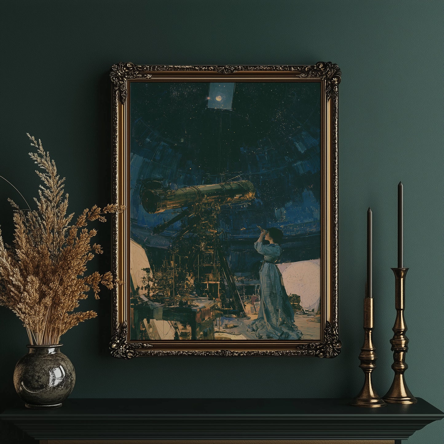 The Astronomer's Midnight Vigil