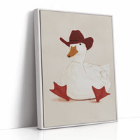 Ranch Duck Wears Boots With Pride