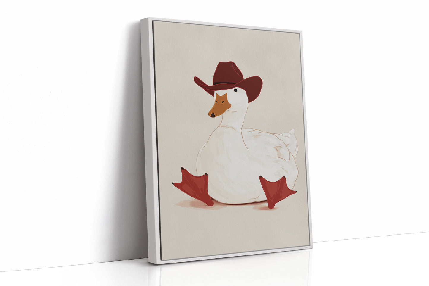 Ranch Duck Wears Boots With Pride