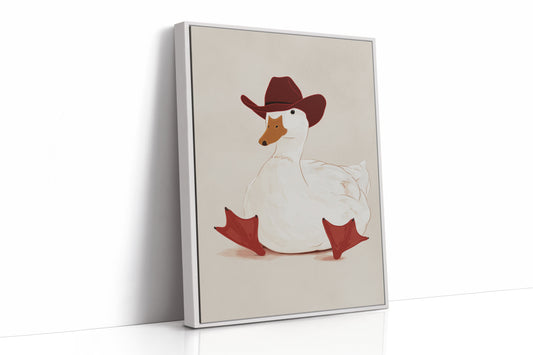 Ranch Duck Wears Boots With Pride