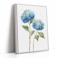Summer Rain Fills Blue Petals