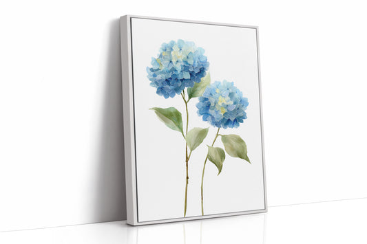 Summer Rain Fills Blue Petals