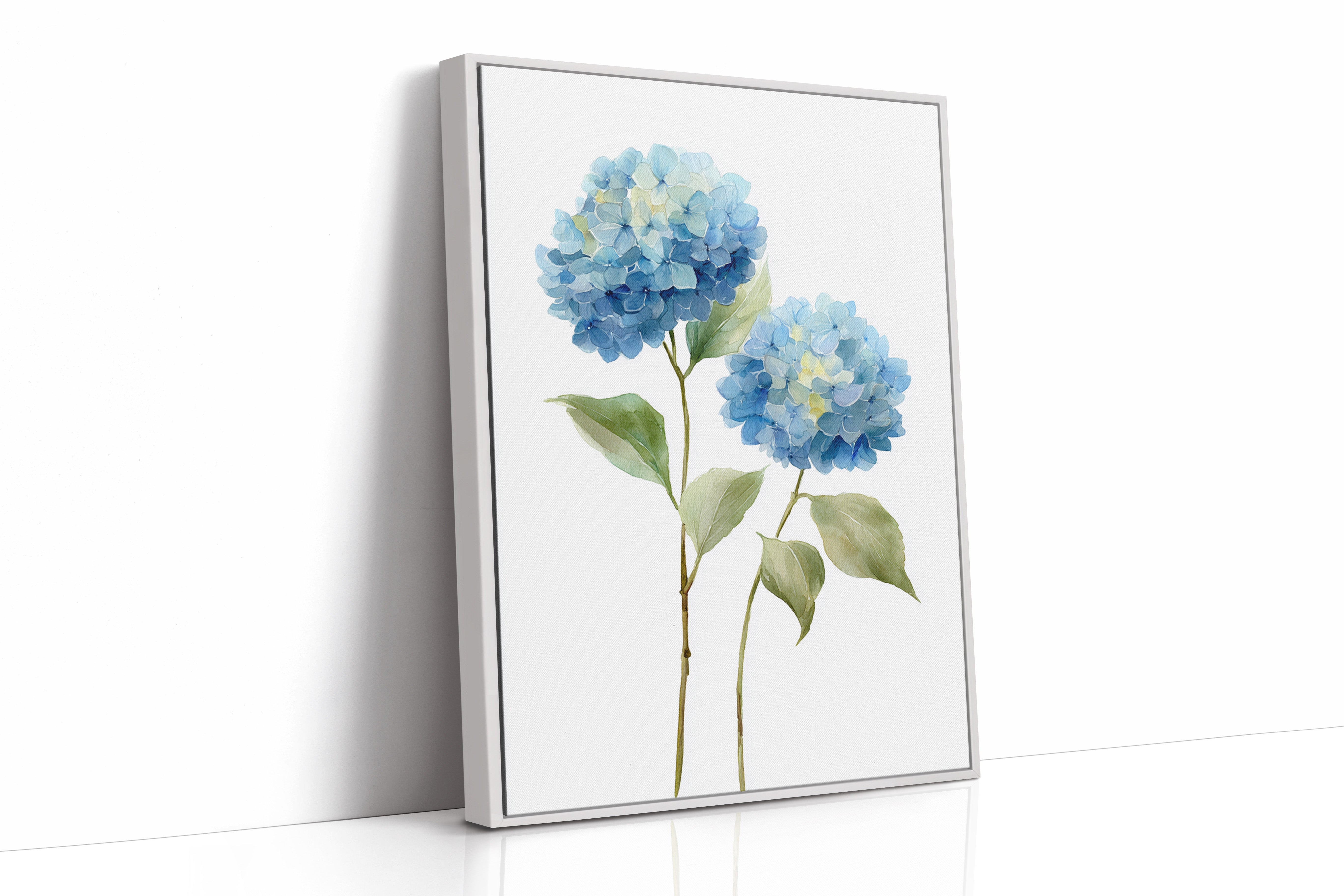 Summer Rain Fills Blue Petals
