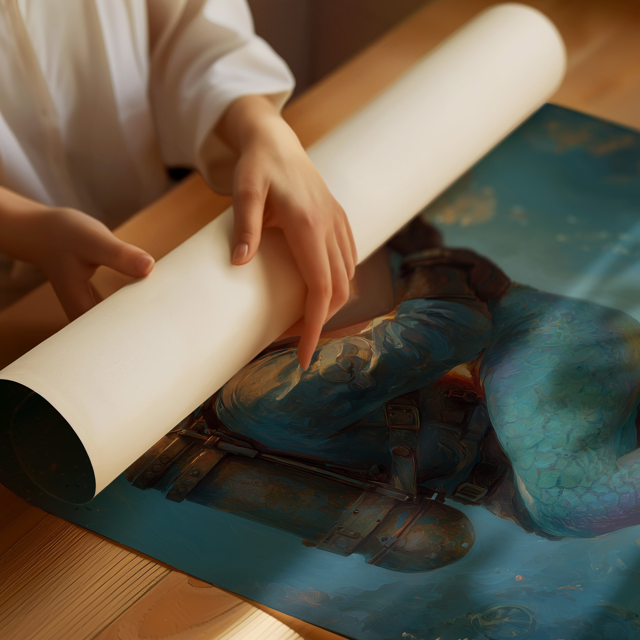 Brass Depths Embrace Aquatic Dreams