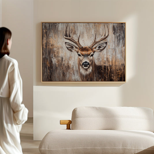 Noble Buck In Winter Light