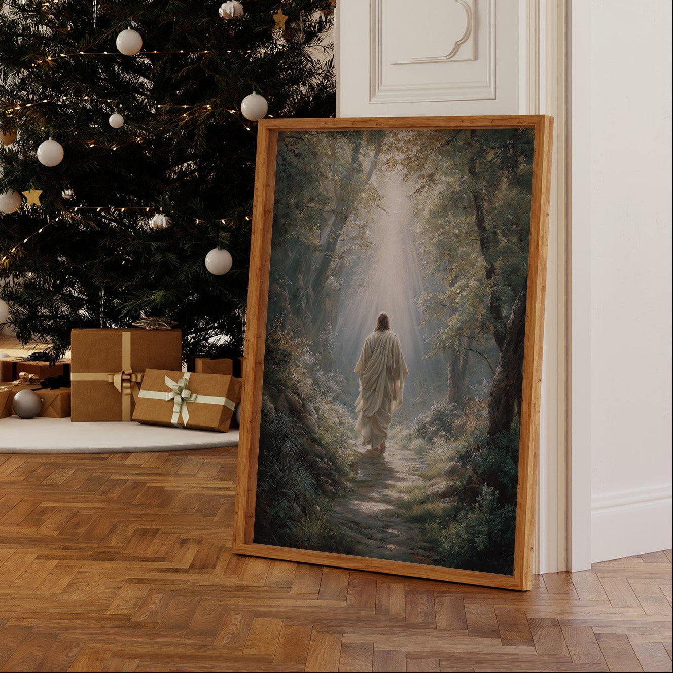 Light Guides The Forest Path