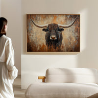 Longhorn Tales In Copper Light