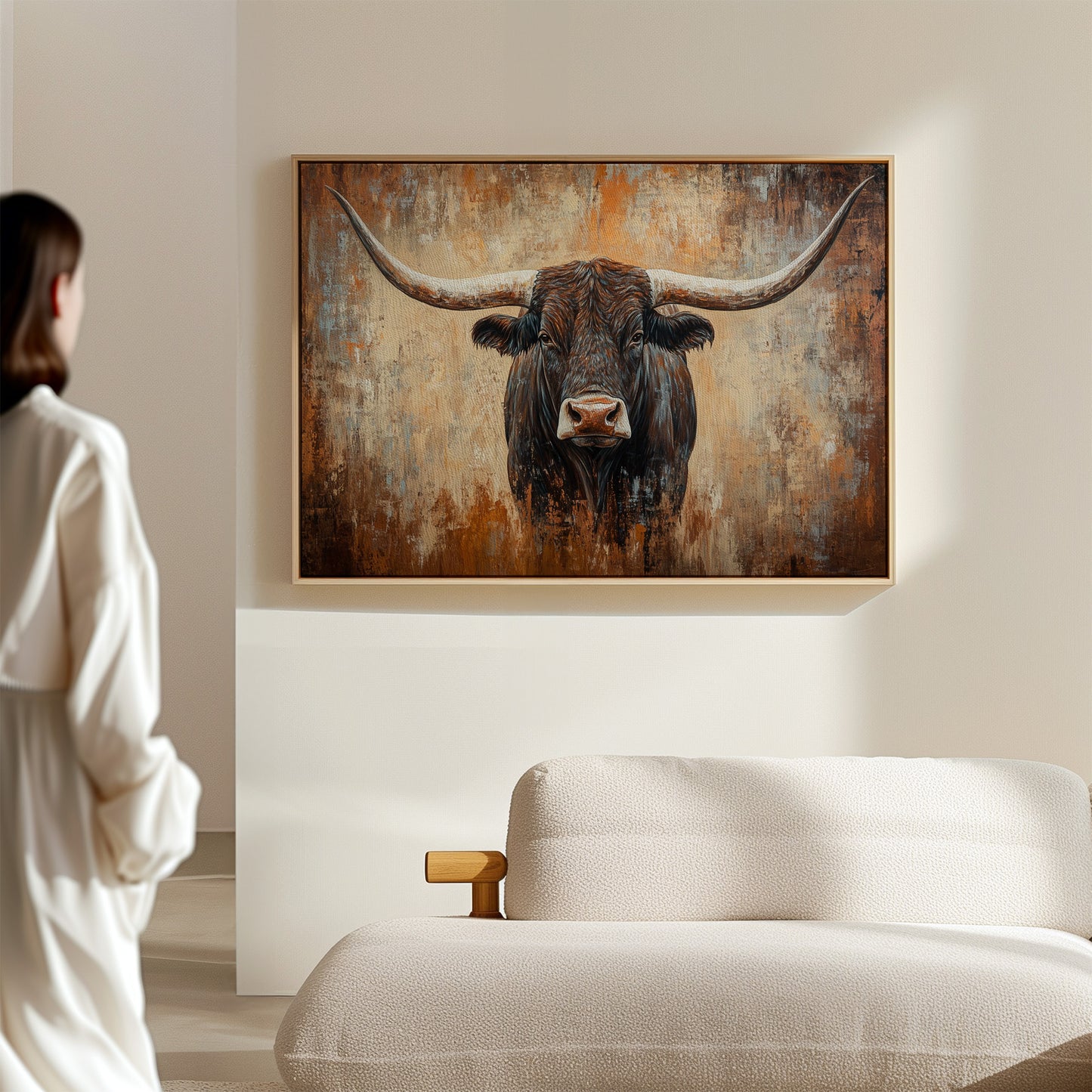 Longhorn Tales In Copper Light