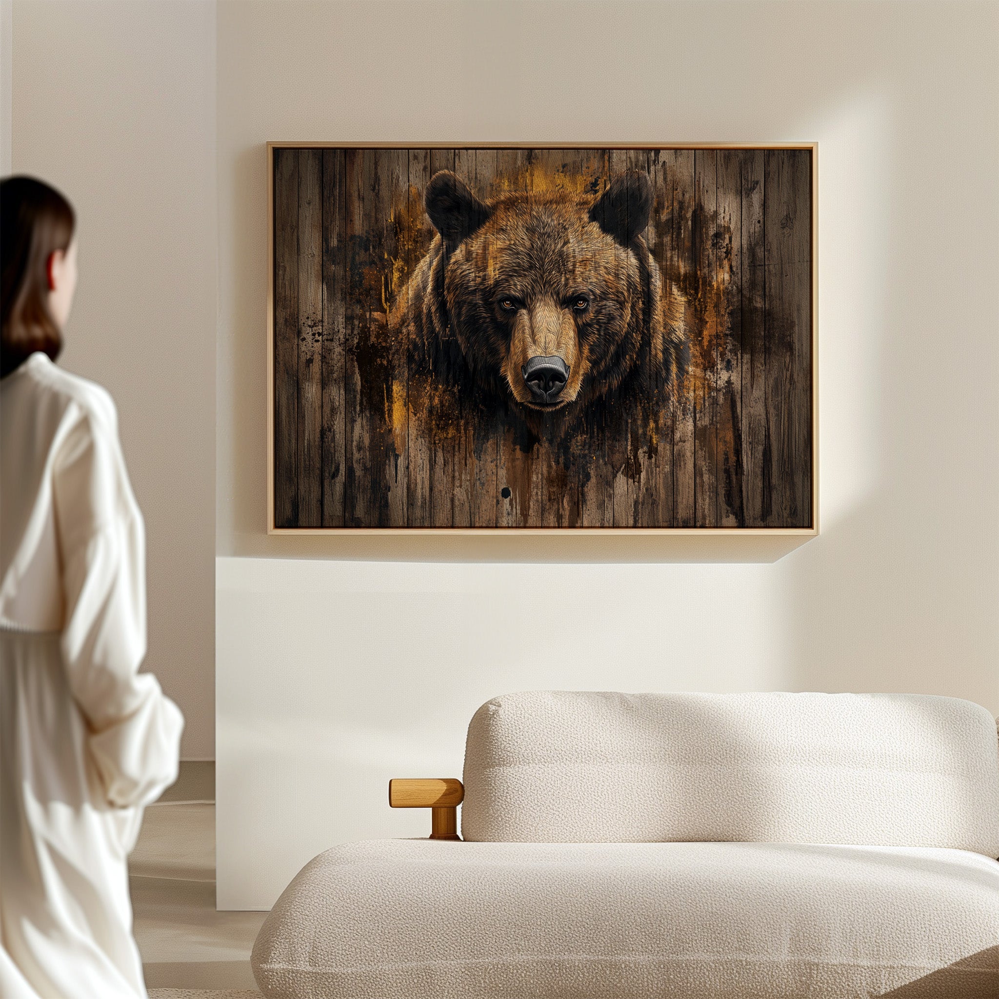 Ancient Forest Holds Bear's Gaze