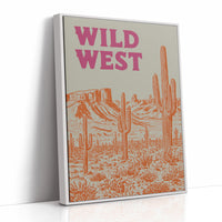 Saguaros Dance Under Magenta Skies