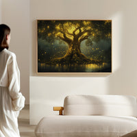 Ancient Light Dances Through Branches