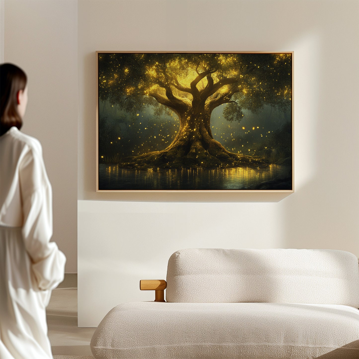 Ancient Light Dances Through Branches