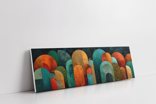 Art Deco Arches In Jewel Tones