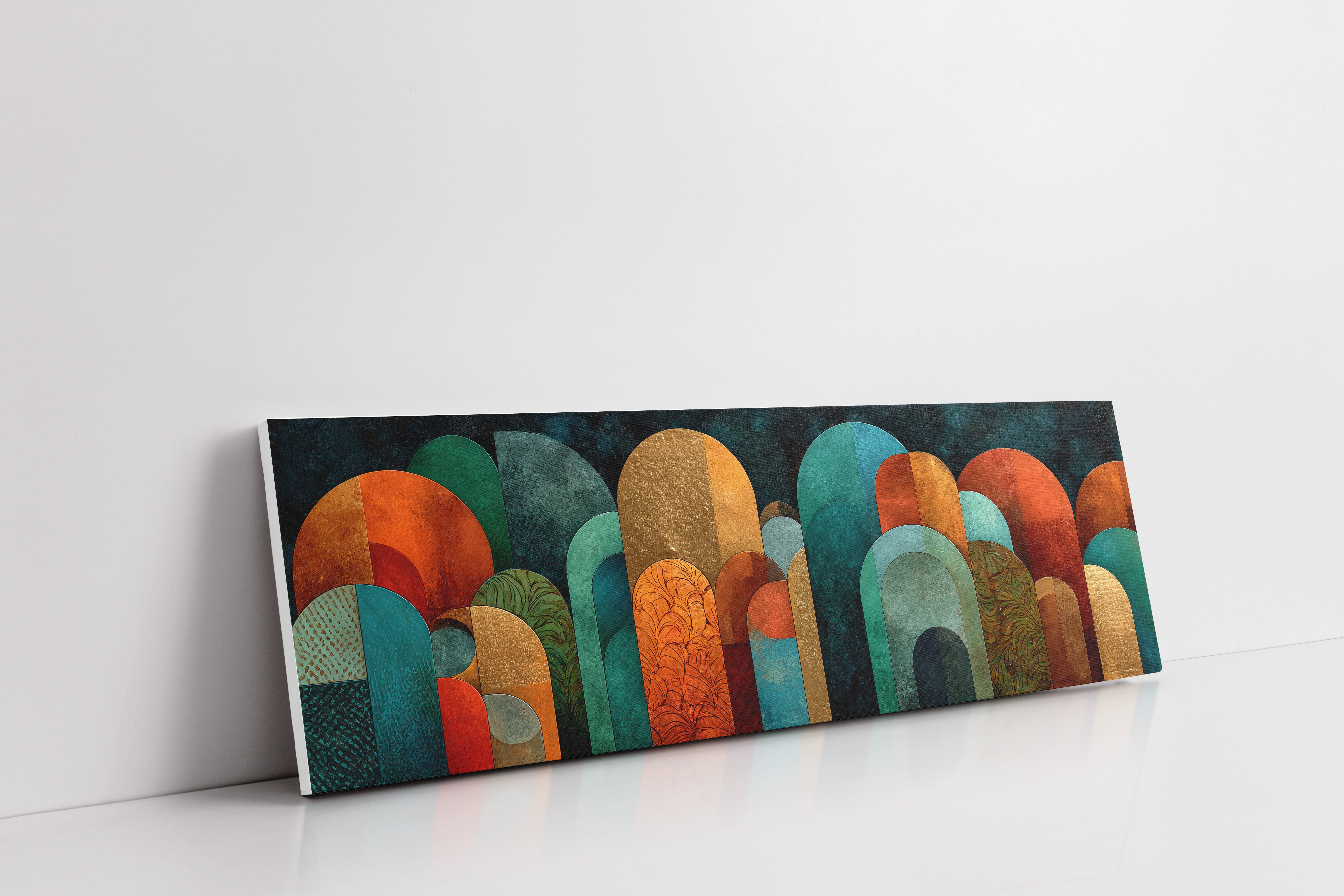 Art Deco Arches In Jewel Tones