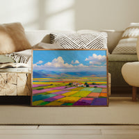 Patchwork Fields Dance In Spring