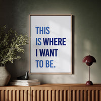 Blue Letters Paint Tomorrow's Promise