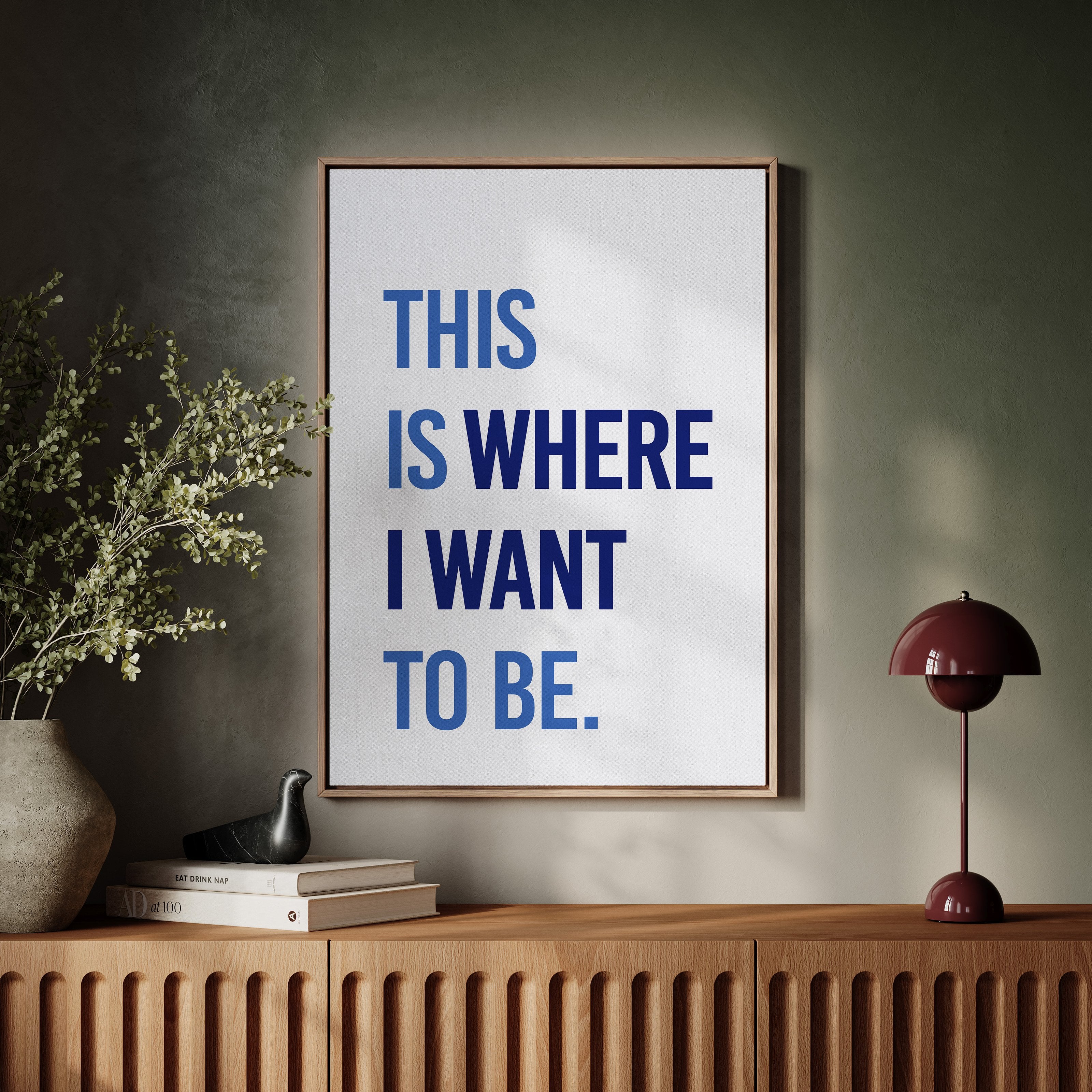 Blue Letters Paint Tomorrow's Promise