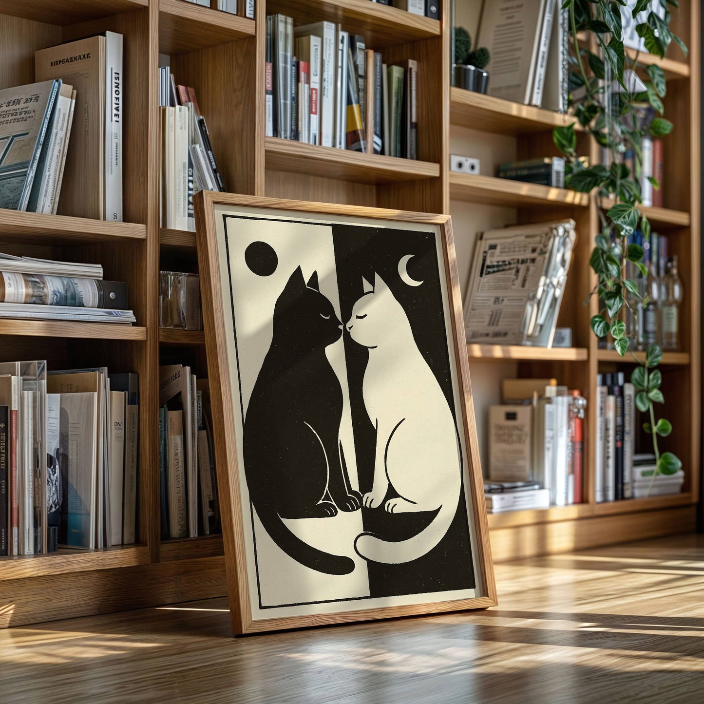 Day Meets Night Through Feline Eyes
