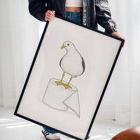 Seagull on a Toilet Roll