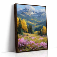 Gold Aspens, Pink Meadow, One Deep Breath