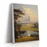 Ancient Pyramids Bathe In Golden Light