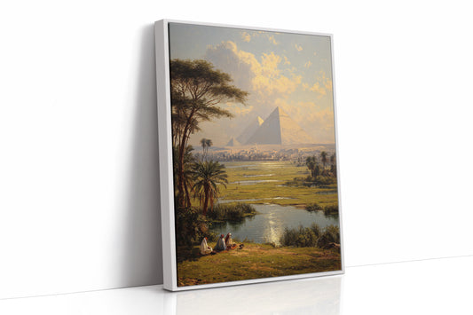 Ancient Pyramids Bathe In Golden Light