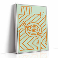 Morning Pancakes Meet Mint Lines